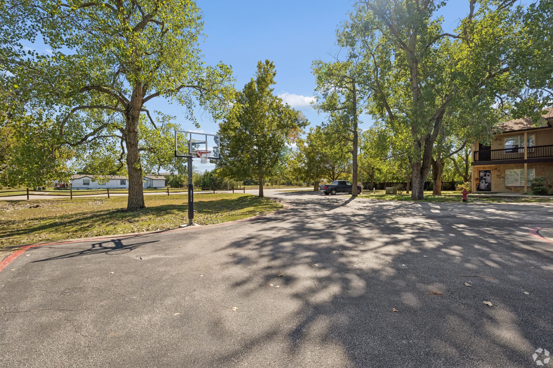 Community basketball court